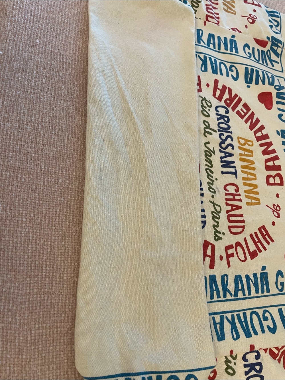 Sézane x FARM Rio Banana Guaraná Canvas Oversized Tote Bag Rare Collaboration - Picture 10 of 12